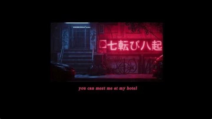 You can meet me at my hotel with nothing on under your trench coat lyrics