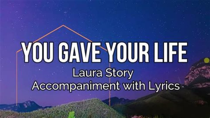 You gave your life for me lyrics