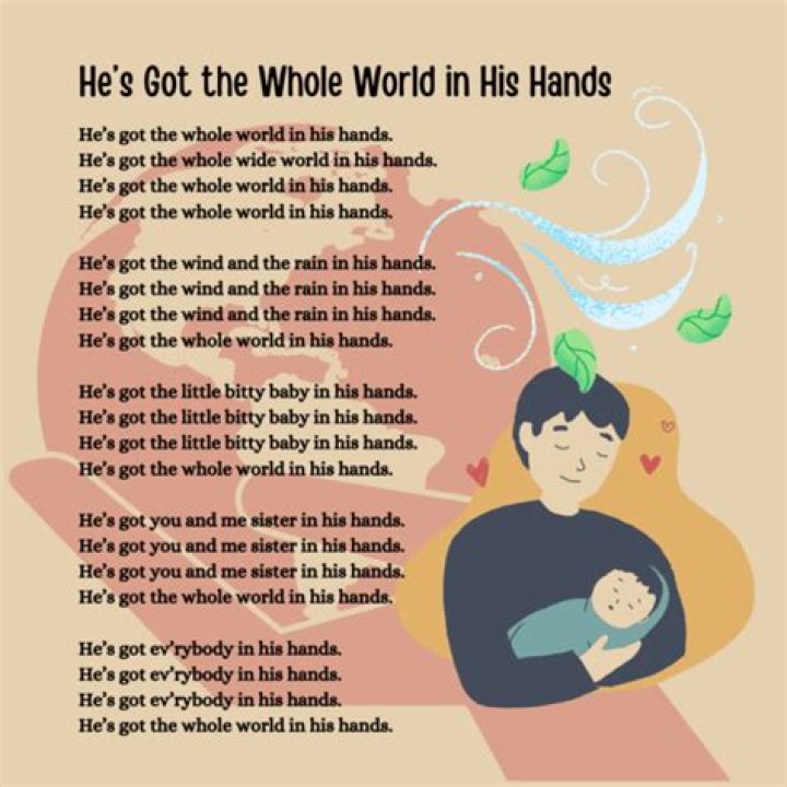 You got the whole world in the palm of your hands lyrics