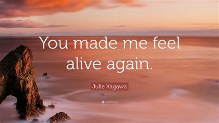 You make me feel alive again lyrics