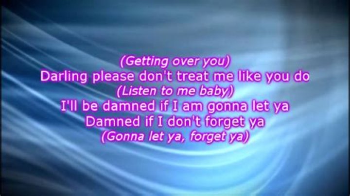 You treat me like a fool and kick me down lyrics