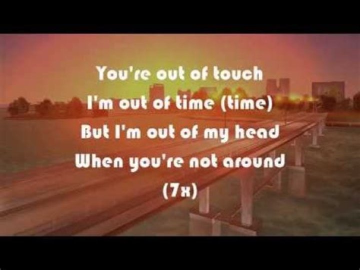 Youre out of touch lyrics