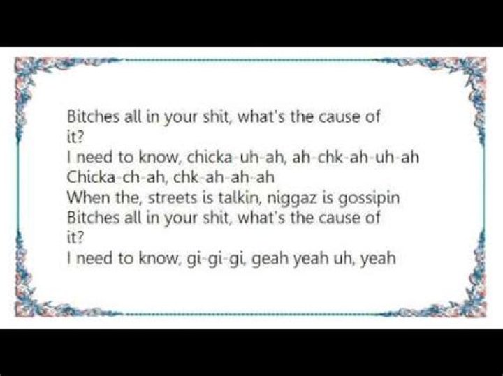 Z streets is talking lyrics