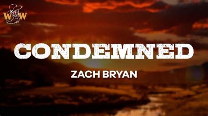 Zach bryan condemned lyrics