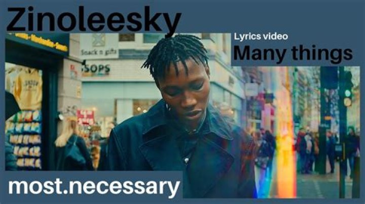 Zinoleesky many things lyrics lyrics